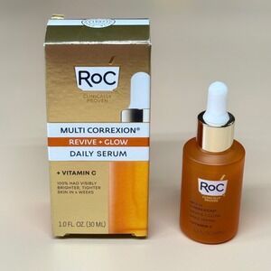 RoC Multi Correxion Vitamin C Daily Serum 1oz Revive Glow Brightening Anti Aging